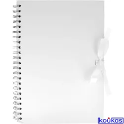 ARTEMIO ΒΙΒΛΙΟ ΕΝΤΥΠΩΣΕΩΝ ΣΠΙΡΑΛ ΛΕΥΚΟ A4 (21x29,7cm) ΧΩΡΙΣ ΓΡΑΜΜΕΣ ΜΕ 40 ΛΕΥΚΑ ΦΥΛΛΑ