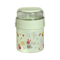 THERMOS FOOD JAR 450ML - GREEN DOODLES
