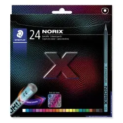 Χρωματιστά μολύβια STAEDTLER® NORIX 24 τεμάχια/συσκευασία