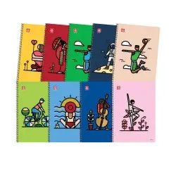 TYPOTRUST HUMANS ΤΕΤΡΑΔΙΟ ΣΠΙΡΑΛ Α4 4 ΘΕΜΑΤΩΝ 4544-15