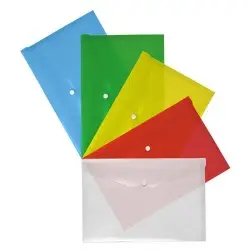 ΦΑΚΕΛΟΣ ΚΙΝΑΣ SDB209A ΜΕ ΚΟΥΜΠΙ Α4 ASSORTED ΧΡΩΜΑ ΑΣΠΡΟ