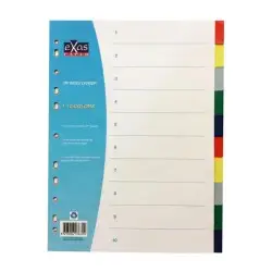 ΔΙΑΧΩΡΙΣΤΙΚΑ EX-OFFICE 10 ΘΕΣΕΩΝ PP Α4 ΧΡΩΜΑΤΙΣΤΑ