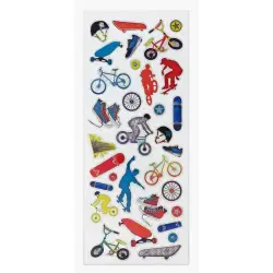 ΑΥΤΟΚΟΛΛΗΤΑ STICKERS 832 BMX & SKATEBOARD 31X11CM