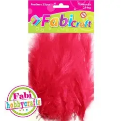 Πούπουλα Fabi 10gr 25τεμ Κόκκινο