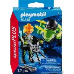 PLAYMOBIL ΠΡΑΚΤΟΡΑΣ ΜΕ DRONE