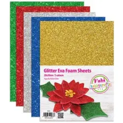 ΑΦΡΩΔΕΣ ΜΠΛΟΚ FABI GLITTER 20X30 2MM 5 Φ 5 ΧΡΩΜΑΤΑ