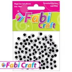 ΜΑΤΑΚΙΑ ΑΥΤΟΚΟΛΛΗΤΑ FABI 6mm 90 ΤΕΜ.