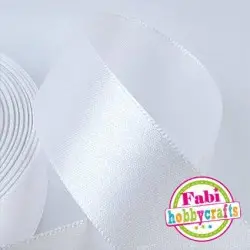 Κορδέλα Fabi Σατέν 15mm x 50y Άσπρο