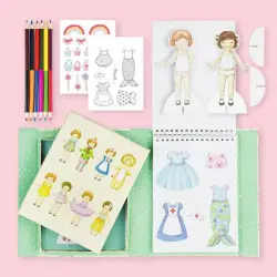 Σετ Δραστηριοτητων – Paper Doll Kit Vintage 20216 Tiger Tribe