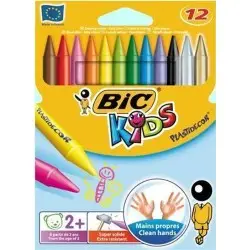 BIC KIDS PLASTIDECOR ΣΕΤ ΚΗΡΟΜΠΟΓΙΕΣ 12 ΤΜΧ