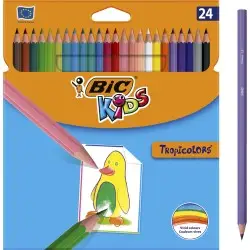 BIC ΞΥΛΟΜΠΟΓΙΕΣ KIDS TROPICAL ΣΕΤ ΞΥΛΟΜΠΟΓΙΕΣ 24 ΤΜΧ.