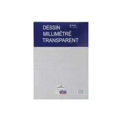 ΜΠΛΟΚ ΜΙΛΙΜΕΤΡΕ Α4 ΔΙΑΦΑΝΗ ΜΙΚΡΑ 50Φ