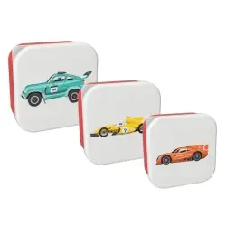 ΔΟΧΕΙΟ ΦΑΓΗΤΟΥ i DRINK ID2214 CARS SNACK set 3τεμ