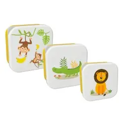 ΔΟΧΕΙΟ ΦΑΓΗΤΟΥ i DRINK ID2211 ANIMALS SNACK set 3τεμ