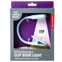 Φωτιστικό Kikkerland επαναφορτιζόμενο για βιβλία γαλάζιο