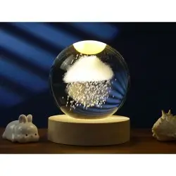 ΛΑΜΠΑ i-TOTAL XL2717A CRYSTAL BALL RAINY MEDIUM 8cm