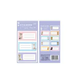 ΕΤΙΚΕΤΕΣ INTERDRUK 357373 PUPPY SIGN 9φυλλα