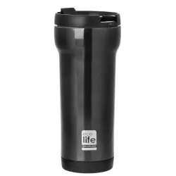 ΘΕΡΜΟΣ ΑΝΟΞΕΙΔΩΤΟΣ ECOLIFE COFFEE THERMOS BLACK 420ml
