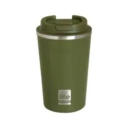 ΘΕΡΜΟΣ ΑΝΟΞΕΙΔΩΤΟΣ ECOLIFE COFFEE CUP GREEN 370ml