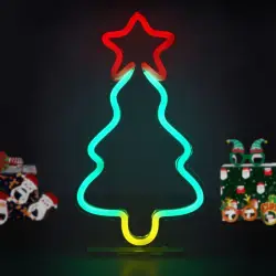 Neon-Effect LED Sign - It's A Sign Xmas Tree