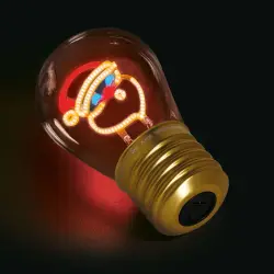Lightbulb-Shaped Table Lamp - Bulb Fiction