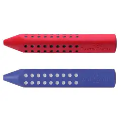 ΓΟΜΑ FABER-CASTELL GRIP 187101 ΜΠΛΕ-ΚΟΚΚΙΝΟ