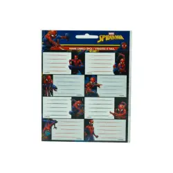 GIM ΕΤΙΚΕΤΕΣ ΣΧΟΛΙΚΕΣ SPIDERMAN 2τμχ.