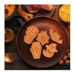 ΦΟΡΜΕΣ ΚΟΠΗΣ ΜΠΙΣΚΟΤΩΝ ΜΕ ΘΕΜΑ HALLOWEEN LEGAMI COOKIE CUTTERS ΣΕΤ 5 ΔΙΑΦΟΡΕΤΙΚΑ ΣΧΕΔΙΑ HCC0001