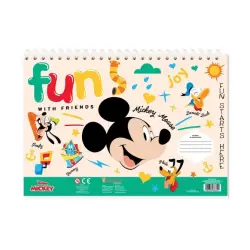 ΜΠΛΟΚ ΖΩΓΡΑΦ. MICKEY 23X33 40ΦΥΛ ΑΥΤΟΚ-ΣΤΕΝΣΙΛ- 2ΣΕΛ ΧΡ 2ΣΧ.