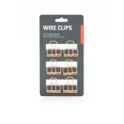 ΣΕΤ 6 ΚΛΙΠ ΧΡΥΣΟ KIKKERLAND