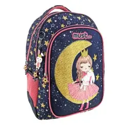 Σχολική Τσάντα Πλάτης Δημοτικού Must Girl Moon 3 Θήκες