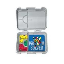 ΦΑΓΗΤΟΔΟΧΕΙΟ TRITAN 4 ΧΩΡΙΣΜΑΤΑ RUBIK'S
