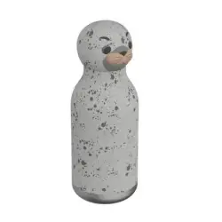 ΜΠΟΥΚΑΛΙ - ΘΕΡΜΟΣ ASOBU VACUUM INSULATED BOTTLE 460 mL BESTIE WHITE SEAL (ΑΣΠΡΗ ΦΩΚΙΑ) 05610
