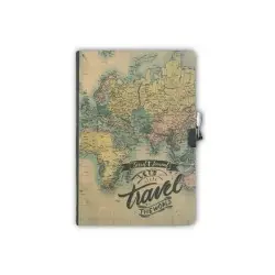 TOTAL GIFT ΑΤΖΕΝΤΑ MAPS A5 ΜΕ ΚΛΕΙΔΙ