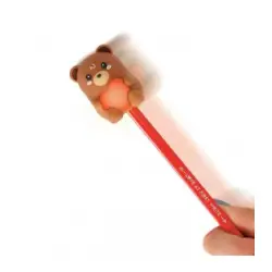 ΞΥΣΤΡΑ ΠΟΥ ΦΩΤΙΖΕΙ LEGAMI VALENTINES - LIGHT-UP PENCIL SHARPENER WITH CONTAINER SHARPENING IS MAGIC TEDDY BEAR PSL0004