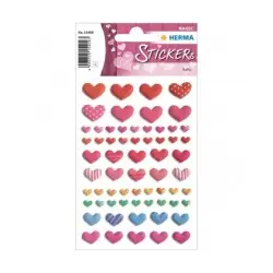 HERMA MAGIC ΑΥΤΟΚΟΛΛΗΤΑ Happy Color Hearts Puffy