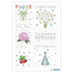 HERMA DECOR ΑΥΤΟΚΟΛΛΗΤΑ HAPPY BIRTHDAY