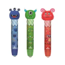 ΓΟΜΑ MONSTER ΣΕ ΜΟΛΥΒΙ - 3 ΣΧΕΔΙΑ