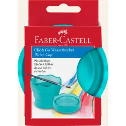 ΔΟΧΕΙΟ ΖΩΓΡΑΦΙΚΗΣ FABER CASTELL CLIC&GO ΤΙΡΚΟΥΑΖ
