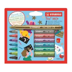 ΕΤΑΛΛΙΚΟΙ ΜΑΡΚΑΔΟΡΟΙ STABILO 8 ΧΡΩΜΑΤΑ