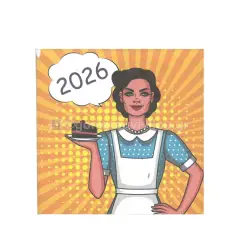 2026 ΗΜΕΡΟΛΟΓΙΟ ΤΟΙΧΟΥ 7x7cm ΜΑΓΕΙΡΙΚΗΣ ΑΝΟΙΧΤΟ 60060 (ΛΙΝΑΡΔΑΤΟΣ)