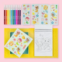 Σετ Δραστηριοτήτων – Colouring Set Mermaids