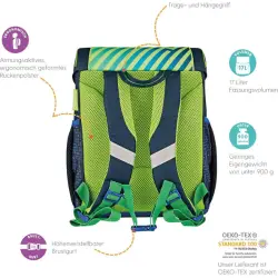 Σχολική ανατομική τσάντα πλάτης Herlitz Loop - Funky Ninja