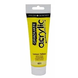 ΑΚΡΥΛΙΚΟ DALER-ROWNEY GRADUATE LEMON YELLOW 120ML