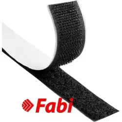ΤΑΙΝΙΑ FABI VELCRO 25mmx2m ΑΥΤΟΚΟΛΛΗΤΗ ΜΑΥΡΗ