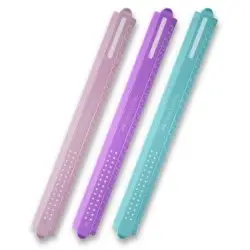 FABER CASTELL ΧΑΡΑΚΑΣ 30CM ΠΛΑΣΤΙΚΟΣ FABER CASTELL SPARKLE- 3 ΧΡΩΜΑΤΑ