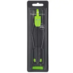 ΔΙΑΒΗΤΗΣ FABER-CASTELL ΣΕ ΜΑΥΡΟ ΜΕ ΠΡΑΣΙΝΟ ΧΡΩΜΑ