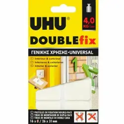 UHU DOUBLEFIX ΑΥΤΟΚΟΛΛΗΤΕΣ ΛΩΡΙΔΕΣ ΣΤΕΡΕΩΣΗΣ ΔΙΠΛΗΣ ΟΨΕΩΣ 4 KG