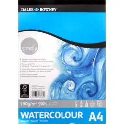 ΜΠΛΟΚ ΑΚΟΥΑΡΕΛΑΣ DALER ROWNEY A4 190gr.12φ.SIMPLY PAD