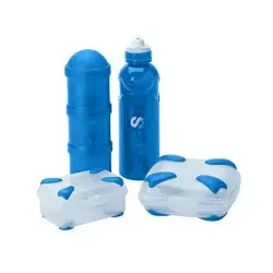 ECOLIFE SMASH ΦΑΓΗΤΟΔΟΧΕΙΟ ΠΛΑΣΤΙΚΟ ΜΠΛΕ ΚΑΤΑΛΛΗΛΟ ΓΙΑ ΦΟΥΡΝΟ ΜΙΚΡΟΚΥΜΑΤΩΝ 5 ΤΜΧ.